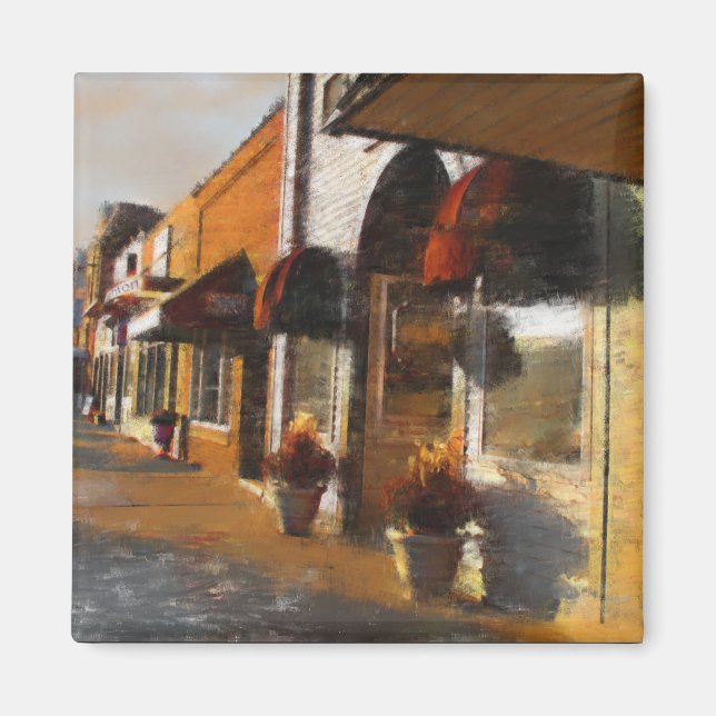 Íman Magnet of Brighton Michigan Scene (Frente)