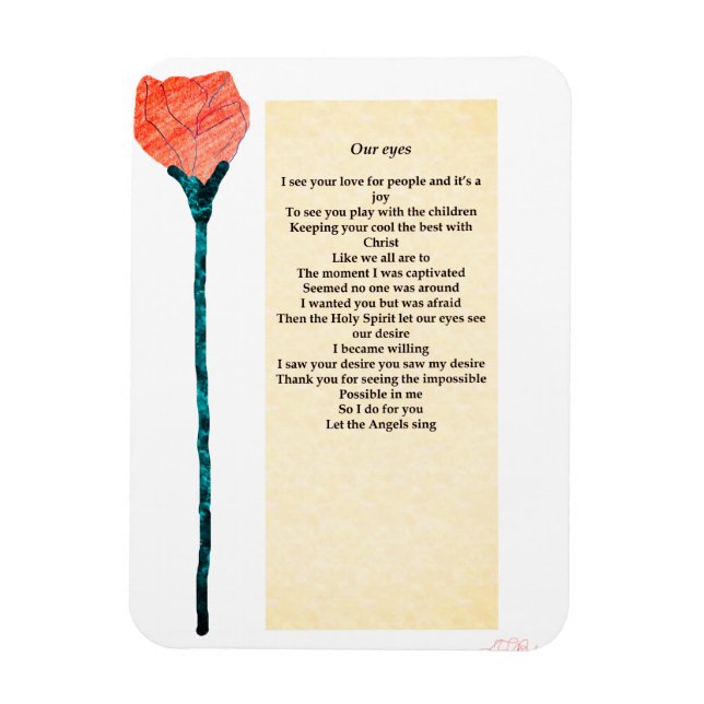 Íman Magnet-"Our eyes"  (Vertical)