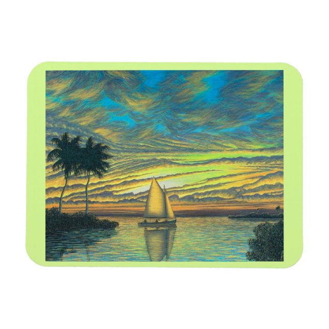 Íman Magnet, Pacífico, Fácil, Sensível (Horizontal)