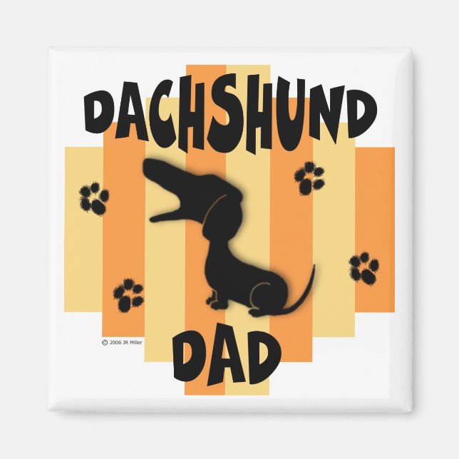 Íman Magnet Pai Dachshund (Frente)