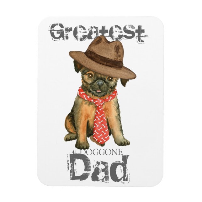 Íman Magnet Pai de Bruxelas Griffon (Vertical)