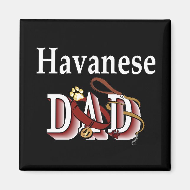 Íman Magnet pai Havanês (Frente)