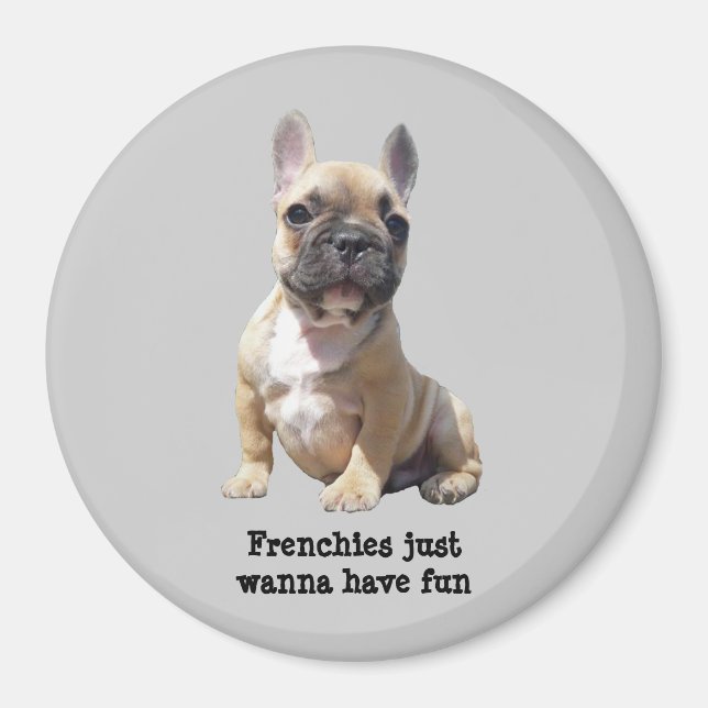 Íman Magnet para Bulldog Francês (Frente)