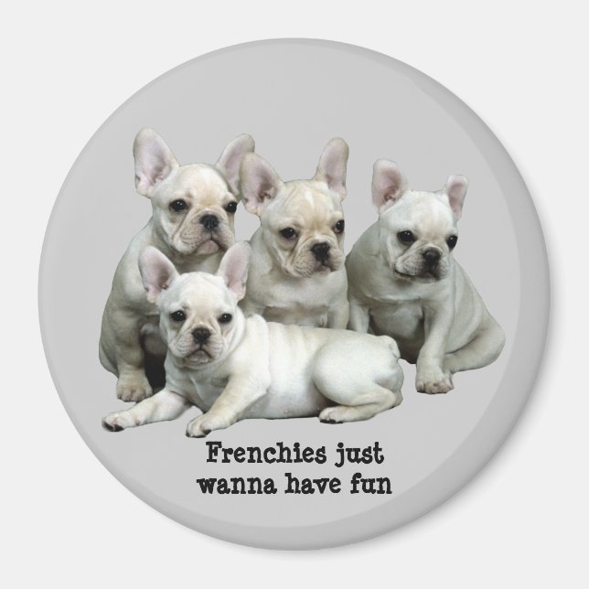 Íman Magnet para Bulldog Francês (Frente)