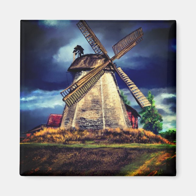 Íman Magnet Para Moinhos Dos Países Baixos (Frente)