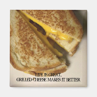Íman Magnet para Queijos Inspiracional e Cheesy Grilled