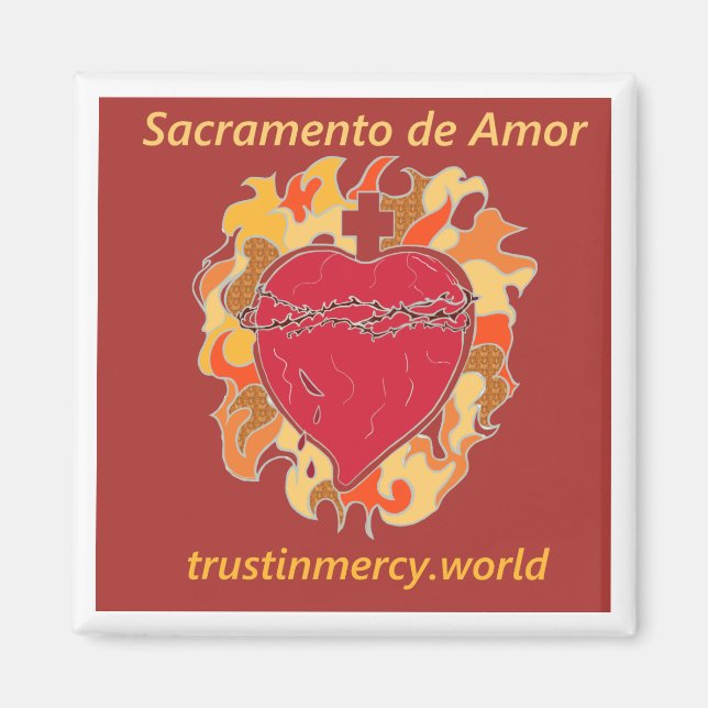 Íman Magnet para Sacramento de Amor (Frente)