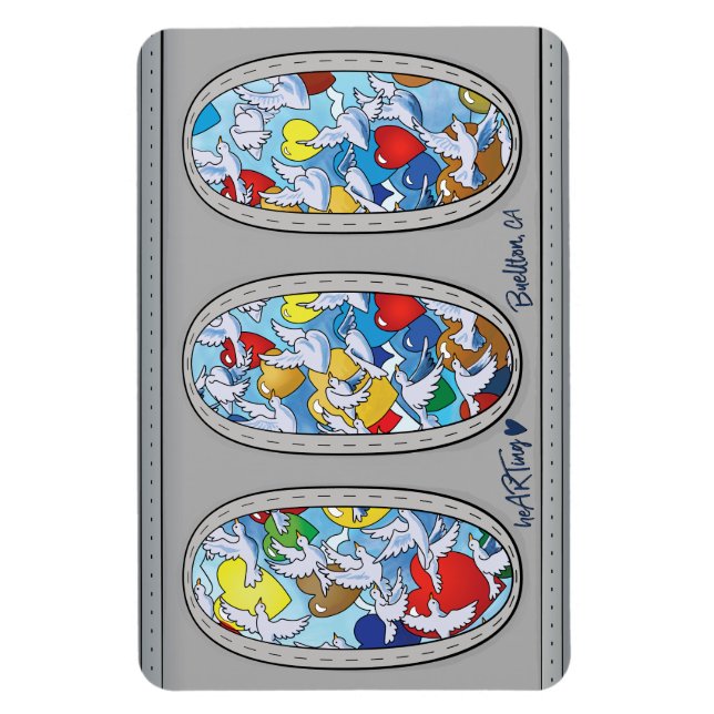 Íman Magnet - Pássaros ao Amor (Vertical)