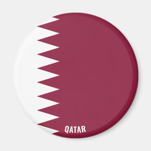 Íman Magnet Patriótico Encantador de Bandeira do Qatar