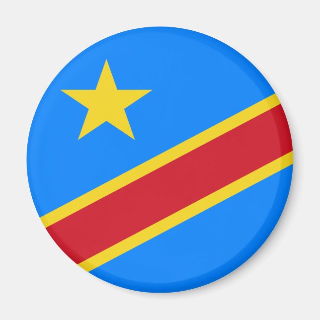 Íman Magnet, pavilhão da República Democrática do Congo (Frente)