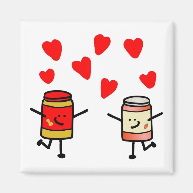 Íman Magnet "PB&J Love" (Frente)