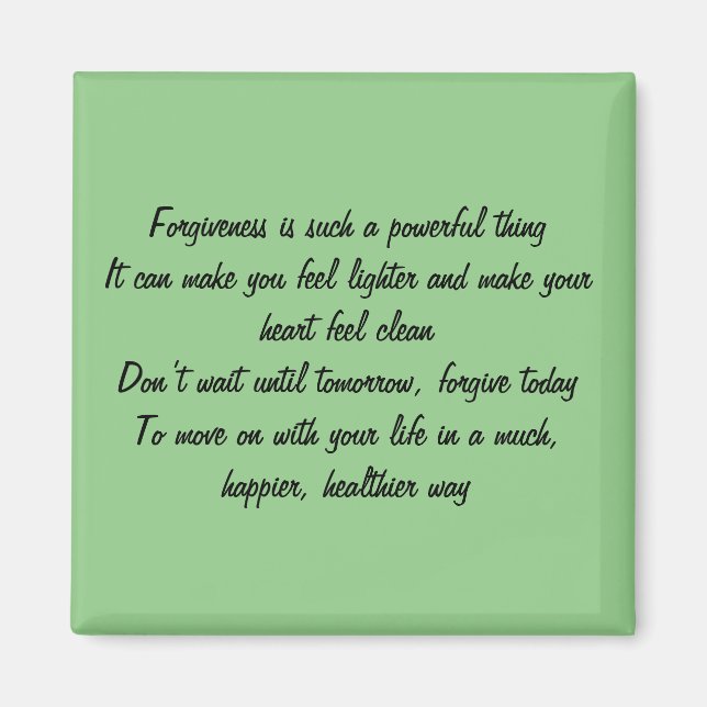 Íman Magnet perdão (Frente)