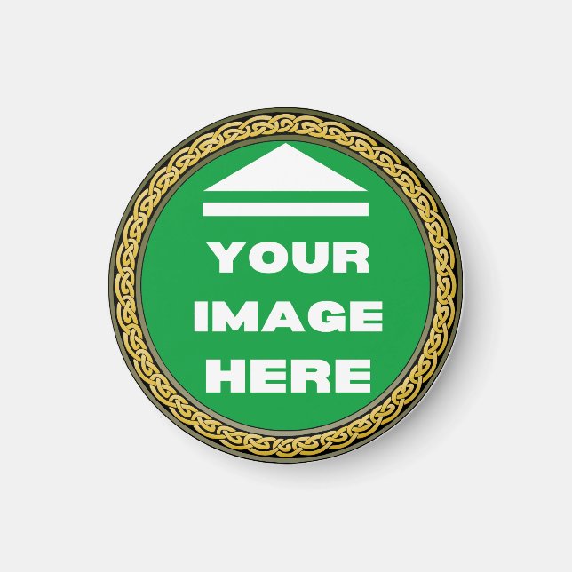 Íman Magnet - Personalizado - Adicionar Imagem / Texto (Frente)