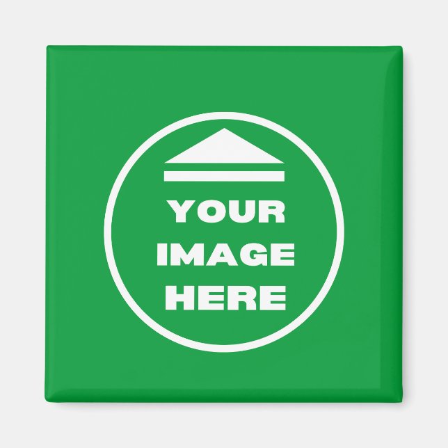Íman Magnet - Personalizado - Adicionar Imagem / Texto (Frente)