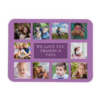 Íman Magnet Personalizado de Colagem de Fotografias de 