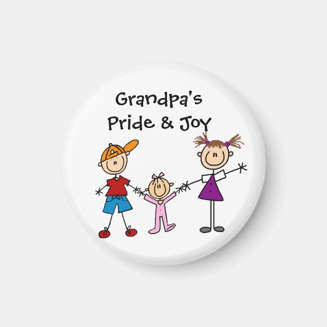 Íman Magnet Personalizado de figuras do Stick (Frente)