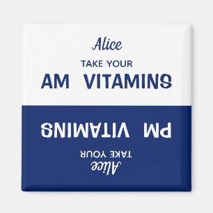Íman Magnet Personalizado de Lembrete de Comprimidos Vi