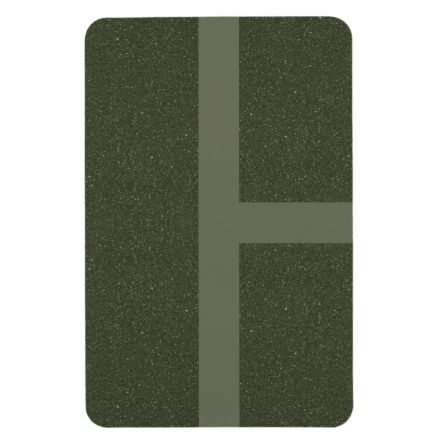 Íman Magnet Personalizado de Padrão de Grade de Moss -  (Vertical)