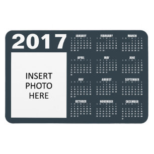 Íman Magnet Personalizado do Calendário de Fotografias