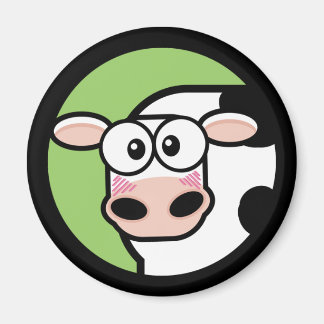 Íman Magnet Personalizável de Vaca de Cartoon