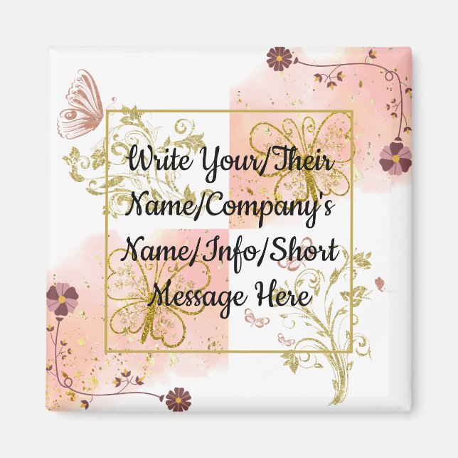 Íman Magnet personalizável para qualquer coisa que você (Frente)