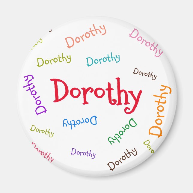 ÍMAN MAGNET PESSOAL, NOME DO FILHO, PARA CRIANÇAS (Frente)