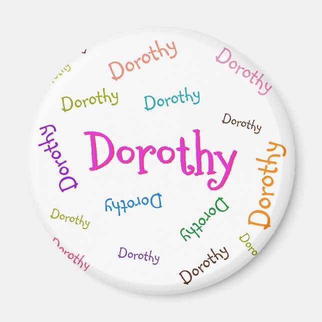 ÍMAN MAGNET PESSOAL, NOME DO FILHO, PARA CRIANÇAS (Frente)