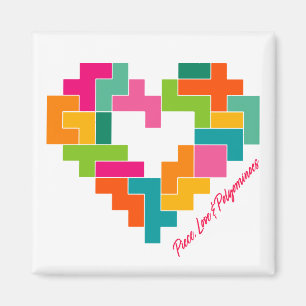 Íman Magnet Piece, Love & Polyominoes