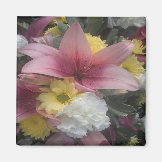 Íman Magnet Pink Lily Beauty (Frente)