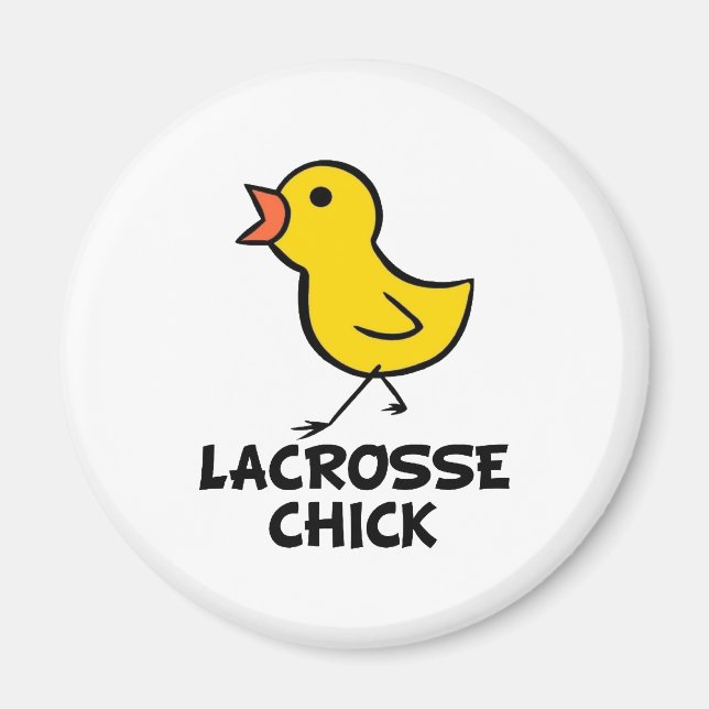 Íman Magnet Pintinho de Lacrosse (Frente)