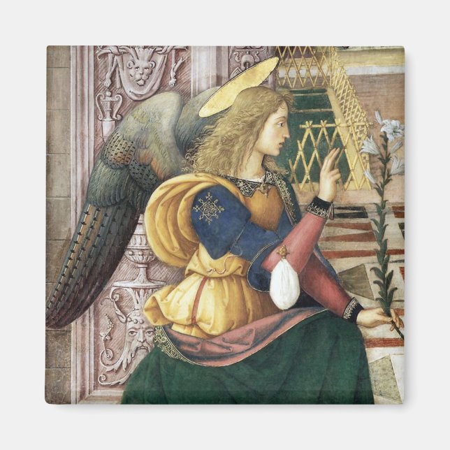 Íman Magnet Pinturicchio do Anjo Renascentista (Frente)