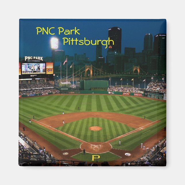 Íman Magnet-PNC Park Pittsburgh à noite (Frente)