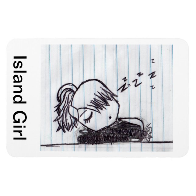 Íman Magnet Por Island Girl (Horizontal)