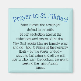 Íman Magnet Prayer para Santo Michael o Arcanjo