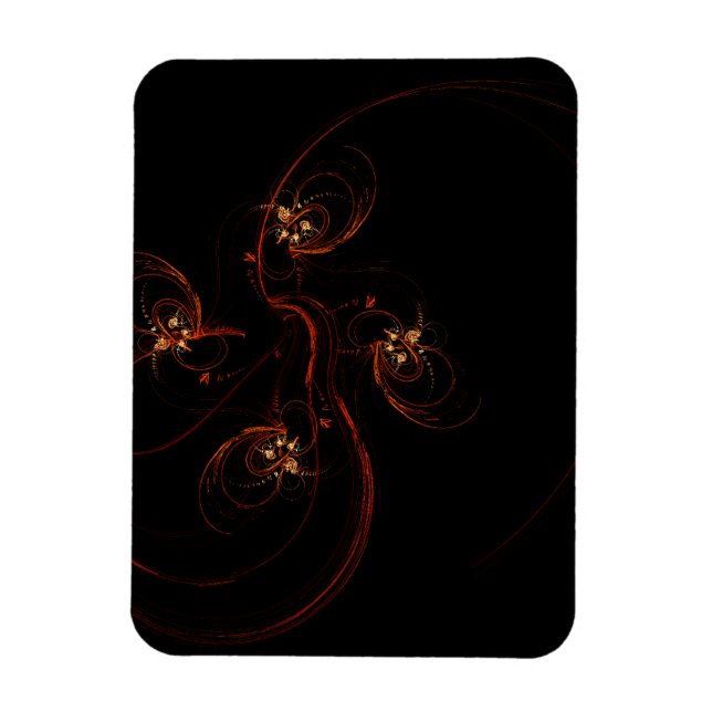 Íman Magnet Premium de Abstrato das Trevas (Vertical)