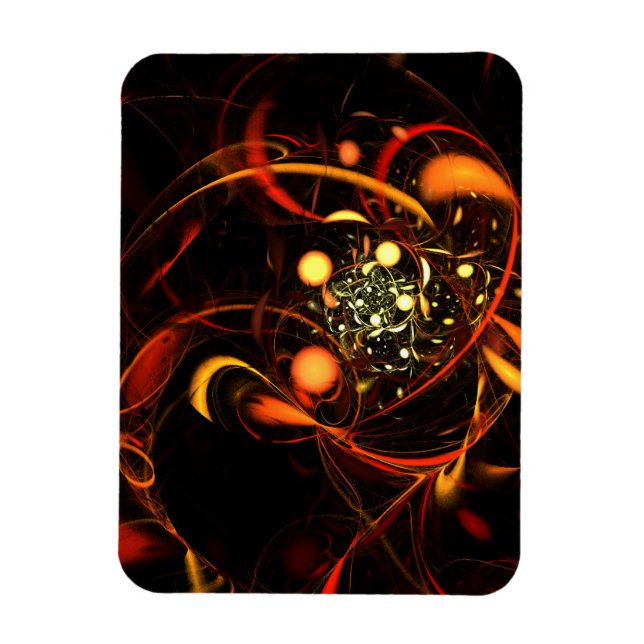 Íman Magnet Premium de Abstrato de pulsação (Vertical)