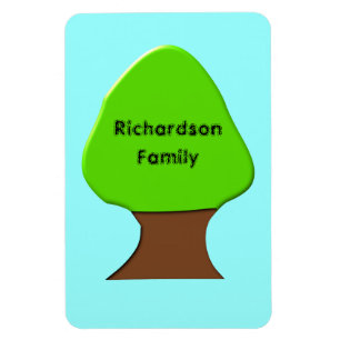 Íman Magnet Premium de Genealogia Personalizável em Á