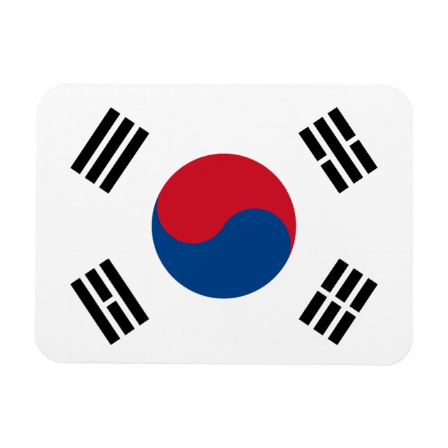 Íman Magnet Premium de Sinalizador da Coreia do Sul (Horizontal)