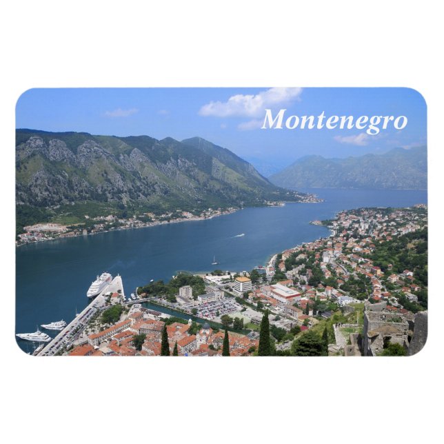 Íman Magnet Premium do Montenegro (Horizontal)