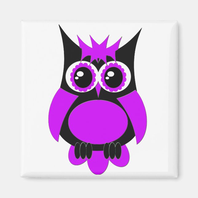 Íman Magnet Punk Owl (Frente)
