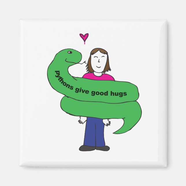 Íman Magnet Python Hugs (Frente)