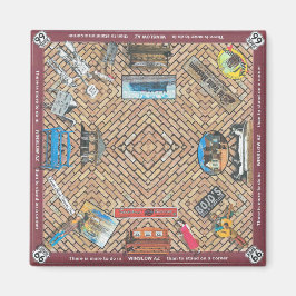 ÍMAN MAGNET QUADRADA DE COISAS A FAZER NA ARIZONA WINSL