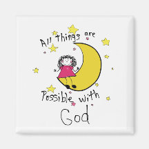 Magnet quadrado de 2 polegadas com script