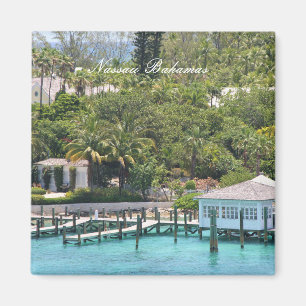 Íman Magnet Quadrado de 2 Polegadas, Nassau Bahamas
