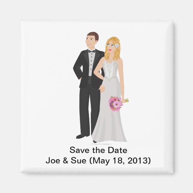 Íman Magnet Quadrado DHG (2 polegadas) (Frente)