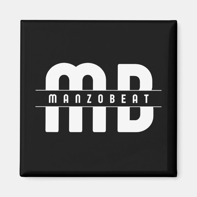 Íman Magnet Quadrado - Manzobeat (Frente)