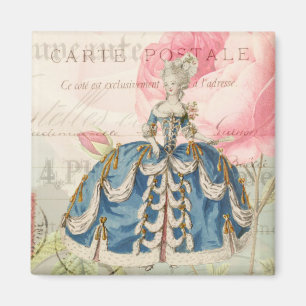 Íman Magnet Quadrado Marie Antoinette