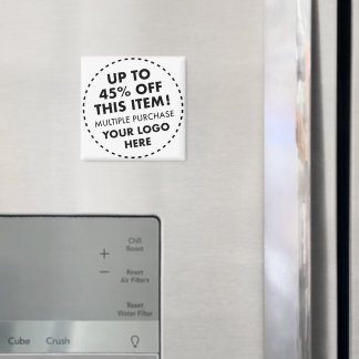 Íman Magnet Quadrado Personalizado - Desconto de Compra
