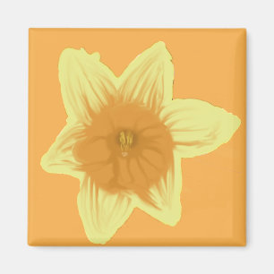 Íman Magnet Quadrado Personalizável do Daffodil