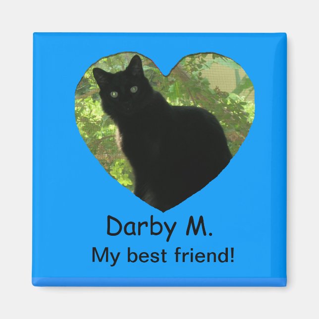 Íman Magnet - Quadro de Coração com Nome (Frente)